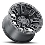 Raceline 956B Compass 18x9in / 6x139.7 BP / 18mm Offset / 106.1mm Bore - Satin Black Wheel thumbnail 2