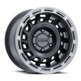 Raceline 957BS Halo 17x9in / 6x135 BP / -12mm Offset / 87.1mm Bore - Black & Silver Lip Wheel thumbnail 3