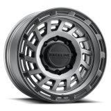 Raceline 957GB Halo 17x8.5in / 6x139.7 BP / 0mm Offset / 106.1mm Bore - Gunmetal & Black Lip Wheel thumbnail 1