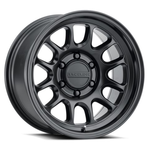 Raceline 958B Rogue 17x8in / 5x110 BP / 30mm Offset / 72.62mm Bore - Satin Black Wheel thumbnail 3