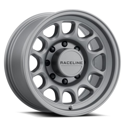 Raceline 958T Rogue 16x8in / 6x139.7 BP / 0mm Offset / 106.1mm Bore - Titanium Wheel
