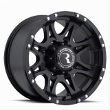 Raceline 981 Raptor 16x8in / 6x139.7 BP / 0mm Offset / 106.1mm Bore - Satin Black Wheel thumbnail 1