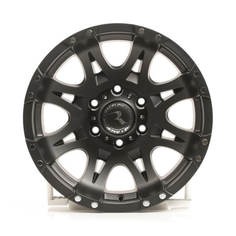 Raceline 981 Raptor 17x9in / 6x139.7 BP / 0mm Offset / 106.1mm Bore - Satin Black Wheel thumbnail 1