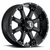 Raceline 991B Assault 18x9in / 6x139.7 BP / -6mm Offset / 106.1mm Bore - Satin Black Wheel thumbnail 2