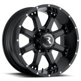 Raceline 991B Assault 18x9in / 5x127 BP / 25mm Offset / 78.1mm Bore - Satin Black Wheel thumbnail 3