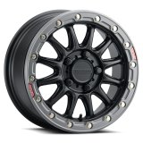 Raceline A14BG Alpha 15x7in/5x114.3 BP/25mm Offset/68mm Bore - Black & Gunmetal Ring Beadlock Wheel thumbnail 1