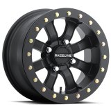 Raceline A71B Mamba 15x7in / 4x156 BP / 0mm Offset / 132.5mm Bore - Satin Black Beadlock Wheel thumbnail 2
