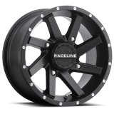 Raceline A82B Twist 14x7in / 4x137 BP / 10mm Offset / 110.18mm Bore - Satin Black Wheel thumbnail 2