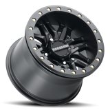 Raceline A91B Ryno 15x10in / 4x137 BP / 0mm Offset / 110.18mm Bore - Satin Black Beadlock Wheel thumbnail 2