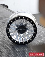 Raceline A91MA Ryno 15x7in/4x156 BP/10mm Offset/132.5mm Bore - Machined & Black Ring Beadlock Wheel thumbnail 7