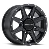 Raceline A92B Hostage 14x7in / 4x156 BP / 5mm Offset / 132.5mm Bore - Satin Black Wheel thumbnail 2