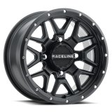 Raceline A94B Krank 14x7in / 4x156 BP / 10mm Offset / 132.5mm Bore - Satin Black Wheel thumbnail 1