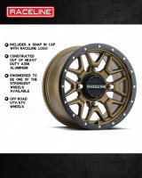 Raceline A94BZ Krank 15x7in / 4x137 BP / 10mm Offset / 110.18mm Bore - Bronze & Black Lip Wheel thumbnail 7