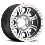 Raceline RT232 Monster 17x8.5in/8x165.1 BP/12mm Offset/130.81mm Bore - BLK & Machined Beadlock Wheel thumbnail 2