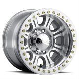 Raceline RT233 Monster 17x9.5in / 5x139.7 BP / -32mm Offset / 107.95mm Bore- Machined Beadlock Wheel thumbnail 1