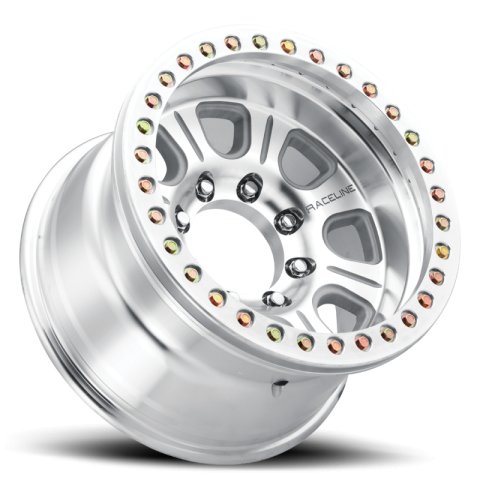 Raceline RT233 Monster 17x9.5in / 6x139.7 BP / -19mm Offset / 107.95mm Bore- Machined Beadlock Wheel thumbnail 2