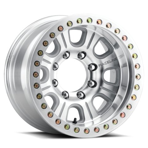 Raceline RT233 Monster 17x9.5in / 6x139.7 BP / -19mm Offset / 107.95mm Bore- Machined Beadlock Wheel thumbnail 3