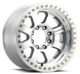 Raceline RT260M Avenger 17x9in / 8x165.1 BP / -12mm Offset / 130.81mm Bore - Machined Beadlock Wheel thumbnail 1