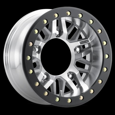 Raceline RT260M Ryno 15x5.5in / 5x205 BP / -5mm Offset / 160mm Bore - Machined Beadlock Wheel thumbnail 1
