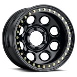 Raceline RT81 Rock 8 15x10in / 5x139.7 BP / -44mm Offset / 107.95mm Bore- Gloss Black Beadlock Wheel thumbnail 3