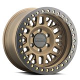 Raceline RT951B Ryno 17x9in/6x139.7 BP/-38mm Offset/106.1mm Bore- Bronze & Black Ring Beadlock Wheel thumbnail 2