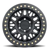 Raceline RT951B Ryno 17x9in / 5x127 BP / -12mm Offset / 83.82mm Bore - Satin Black Beadlock Wheel thumbnail 2