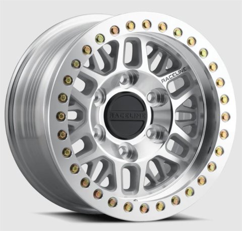 Raceline RT951M Ryno 17x9in / 6x139.7 BP / -38mm Offset / 106.1mm Bore - Machined Beadlock Wheel