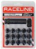 Raceline Spline Lug Nut Kit with Spline Key 12 x 1.5 - 16 Pack - Black thumbnail 4