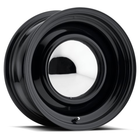 Raceline 61B Black 15X6 5X5/5.5 (3.7In BS) Smoothie Wheel w/Cap