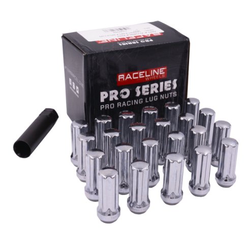 Raceline Jeep 14x1.50mm XL Spline Chrome Lug Nuts (Set of 23)