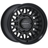 Raceline A13B Omega 14x7in/4x156 BP / 10mm Offset /132.5mm Bore - Satin Black Wheel thumbnail 2