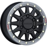 Raceline A14BG Alpha 17x7in/5x114.3 BP/25mm Offset/68mm Bore- Blk & Gunmetal Ring Beadlock Wheel thumbnail 9