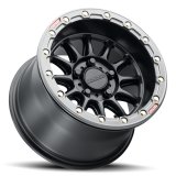 Raceline A14BG Alpha 17x7in/4x137 BP/25mm Offset/110.18mm Bore- Blk & Gunmetal Ring Beadlock Wheel thumbnail 2