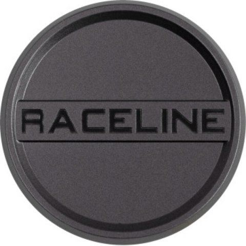 Raceline Center Cap - 4X137/156 - Gloss Black w/Decal Pack
