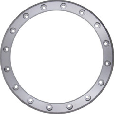 Raceline Beadlock Ring - Podium -15in - 16 Hole - 10mm - Gunmetal
