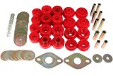Energy Suspension 96-99 Toyota 4Runner 2WD/4WD Red Body Mount Bushing Set thumbnail 6
