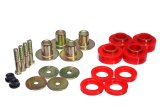 Energy Suspension 68-72 Chevrolet Chevelle Red Body Mount Set thumbnail 2