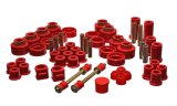 Energy Suspension 88-98 Chevy/GMC 4WD Red Hyper-flex Master Bushing Set thumbnail 1