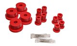 Energy Suspension 62-65 Ford Fairlane Red Rear Leaf Spring Bushing Set thumbnail 5