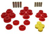 Energy Suspension 97-06 Jeep Wrangler TJ/YJ Red Front Control Arm Bushings (Must reuse OEM Outer She thumbnail 1