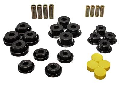 Energy Suspension 97-06 Jeep Wrangler TJ/YJ Black Front Control Arm Bushings (Must reuse OEM Outer S