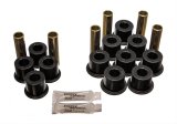 Energy Suspension 97-04 Dodge Dakota 2WD / 87-04 4WD Black Rear Leaf Spring Bushing Set thumbnail 1