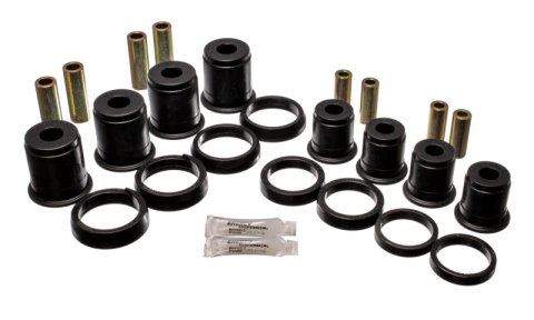 Energy Suspension 84-01 Jeep Cherokee/Wagoneer/Comanche 2WD Black Front Control Arm Bushings thumbnail 6