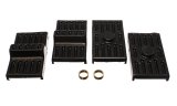 Energy Suspension 70-81 Camaro / 70-81 Firebird Black Multi Leaf Spring Isolators thumbnail 2