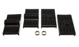 Energy Suspension 70-81 Camaro / 70-81 Firebird Black Multi Leaf Spring Isolators thumbnail 3