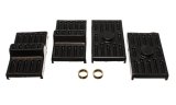 Energy Suspension 70-81 Camaro / 70-81 Firebird Black Multi Leaf Spring Isolators thumbnail 5