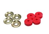 Energy Suspension Red Shock Tower Bushing Set 7/8in Nipple 3/8in ID 1-1/4in OD thumbnail 2