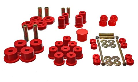 Energy Suspension 67-73 Ford Mustang Red Hyper-flex Master Bushing Set thumbnail 7