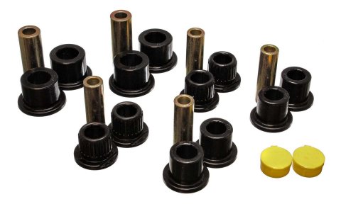 Energy Suspension 99-04 Ford F-350 2wd/F-250 SD 4wd/F-350 4wd Black Rear Leaf Spring Bushing Set thumbnail 7
