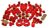Energy Suspension 97-06 Jeep Wrangler TJ Red Hyper-Flex Master Bushing Set thumbnail 6